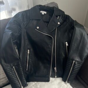 Black Lightweight Asymmetrical Jacket